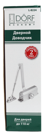 Дверной доводчик DORF Economy L-8224, антрацит