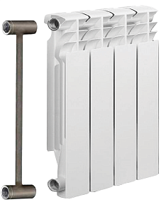 Радиатор биметаллический SOLUR PRESTIGE B-500-01-10, 4 секции
