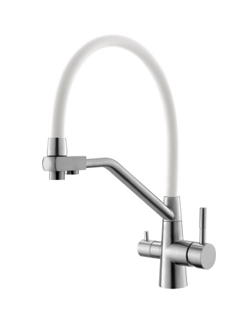 Смеситель для кухни
с гибким изливом, под фильтр
нержавеющая сталь BALEAR 13455BL