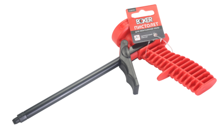 Пистолет BOXER для монтажной пены, пластиковый с фиксатором