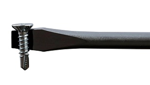 Отвертка Ultima "кожаная рукоятка", sl6x100 мм, намагничены
