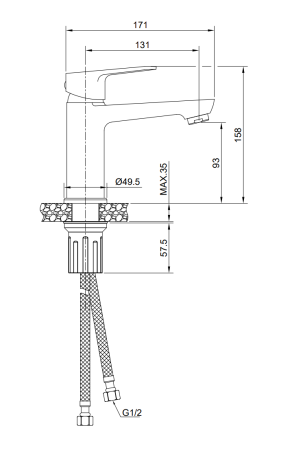 Смесители для раковины Olive`s TIESO 26100TS