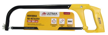Ножовка по металлу Ultima, 250-300 мм, металлическая ручка
