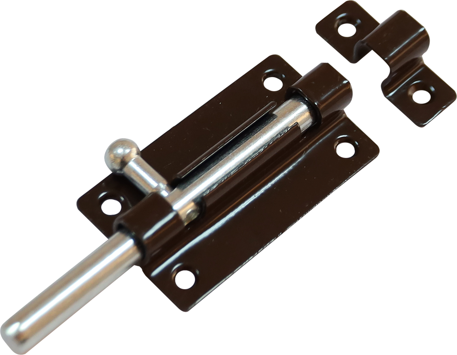 Шпингалет накладной DORF, ЗТ-6, Белый