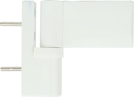 Петля для ПВХ дверей, аналог DHV (KTV), 150 кг. (1к.-30шт.), Белая