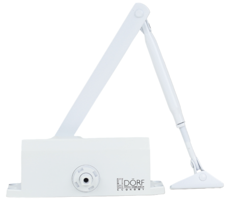 DORF Economy Дверной доводчик L-8223, Белый