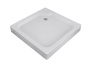 Душевой поддон квадратный, с сифоном, белый P-9015S-WH