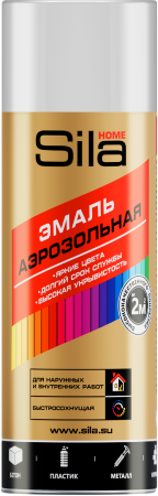 Sila HOME, белый матовый, краска аэрозольная