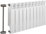 Радиатор биметаллический SOLUR PRESTIGE B-500-01-10, 10 секций