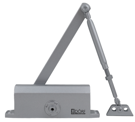  DORF Дверной доводчик L-8224, Серебро