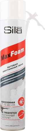 Sila HOME Max Foam, Бытовая монтажная пена, 750 мл Sila HOME Max Foam, Бытовая монтажная пена, 750 мл