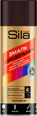 Sila HOME, шоколадно-коричневый, краска аэрозольная