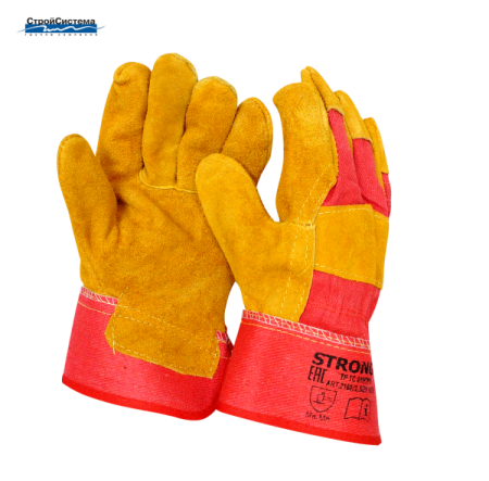 Перчатки комбинированные спилковые Перчатки комбинированные спилковые