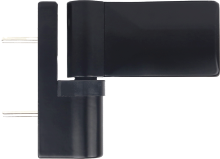 Петля для ПВХ дверей, аналог DHV (KTV), 150 кг. (1к.-30шт.), Черная