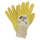 Перчатки с облегченным нитриловым покрытием, манжета, полуобливные Premium (NITRAS®) арт. 3400X