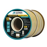 Уплотнитель самоклеящийся, белый, Ultima D40, 14х12 мм