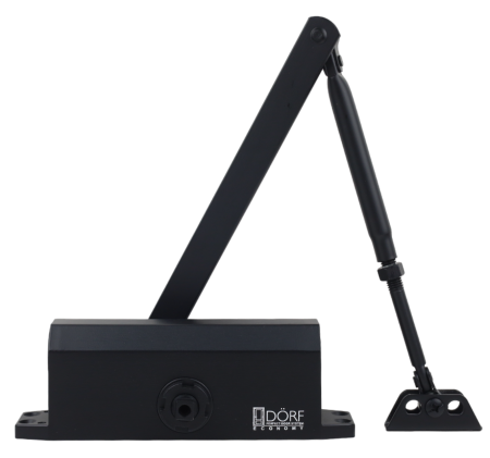 Дверной доводчик DORF Economy L-8224, черный