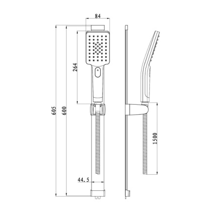Душевой гарнитур BD07